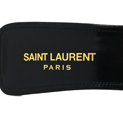 Saint Laurent Mesh Strass Giqua 95 Mule Sandals 36.5 Black 7 of 8