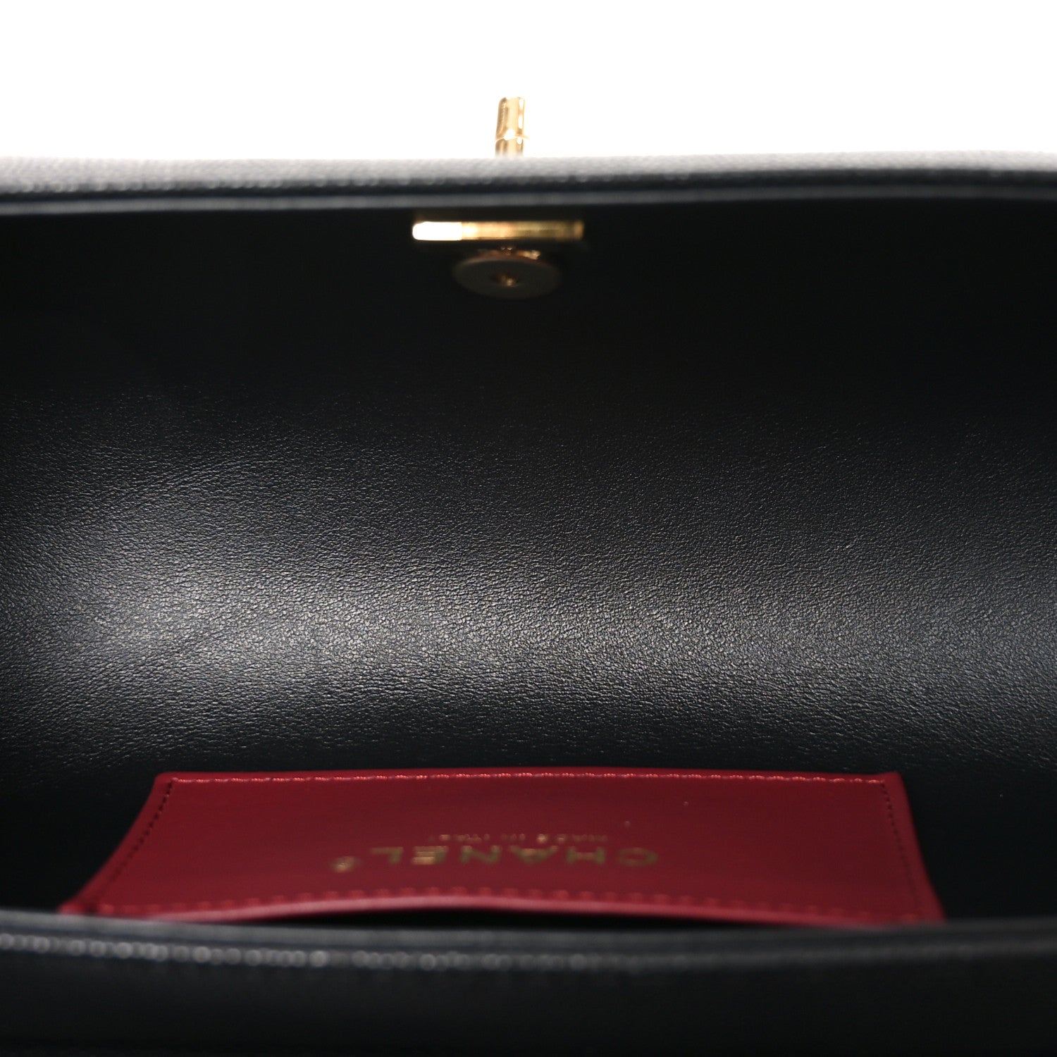Chanel Shiny Caviar Preppy Coco Small Bowling Bag Black 5 of 11