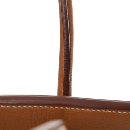 Hermes Taurillon Clemence Birkin 30 Gold 26 of 27