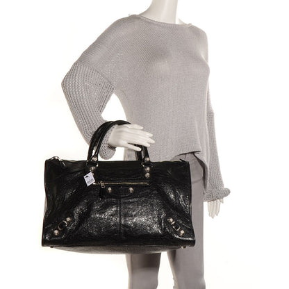 Balenciaga Agneau Giant 12 Silver Hardware Work Black 2 of 11