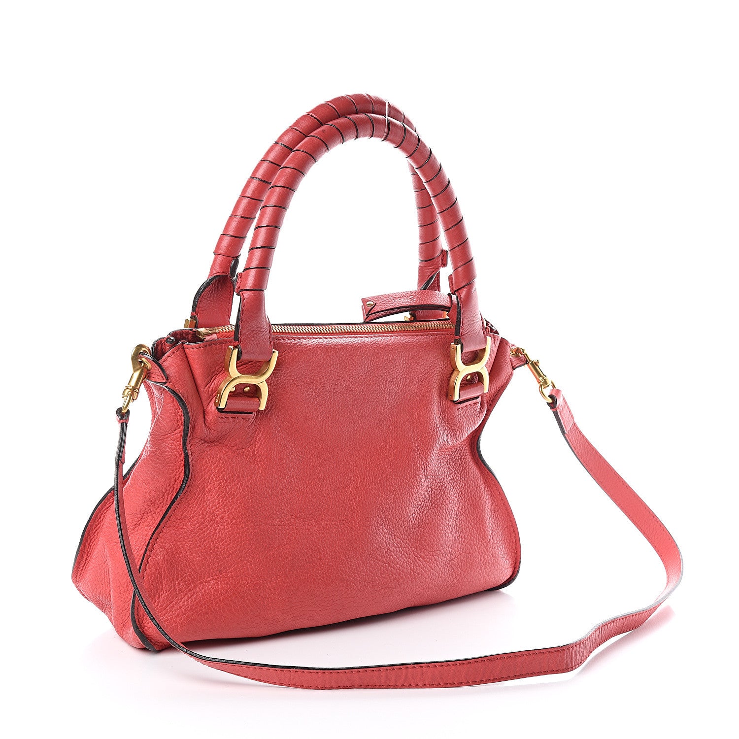 Chloe Calfskin Medium Marcie Satchel Paradise Pink 2 of 8
