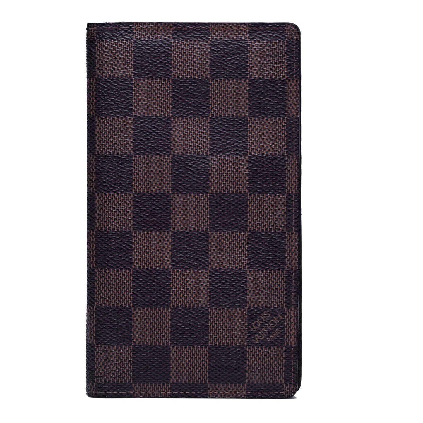 Damier Ebene Checkbook Cover Wallet