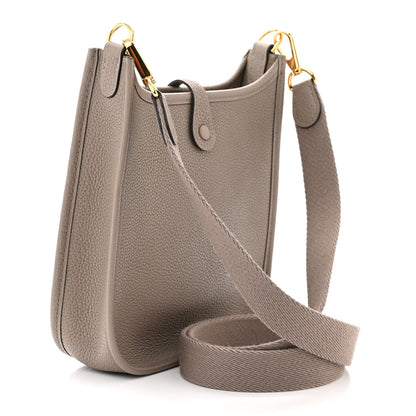 Hermes Taurillon Maurice Evelyne TPM Gris Asphalte 2 of 11