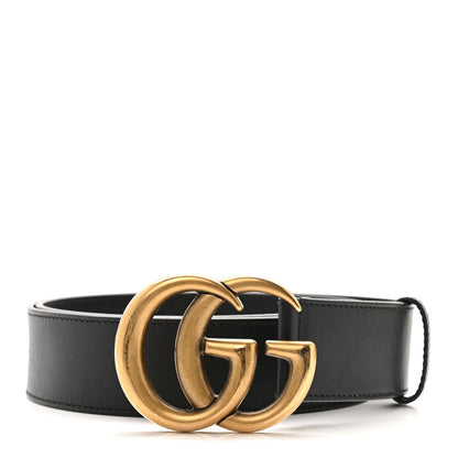 Gucci Calfskin Double G 40mm Belt 85 34 Black 1 of 6