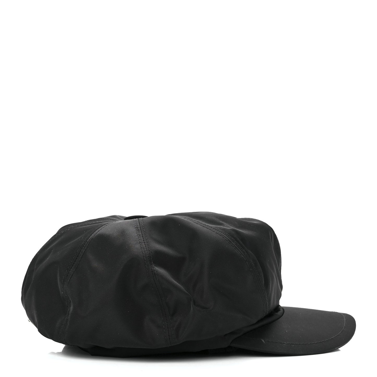 Re-Nylon Mens Newsboy Hat L Black