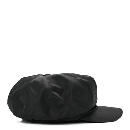 Prada Re-Nylon Mens Newsboy Hat L Black 4 of 7