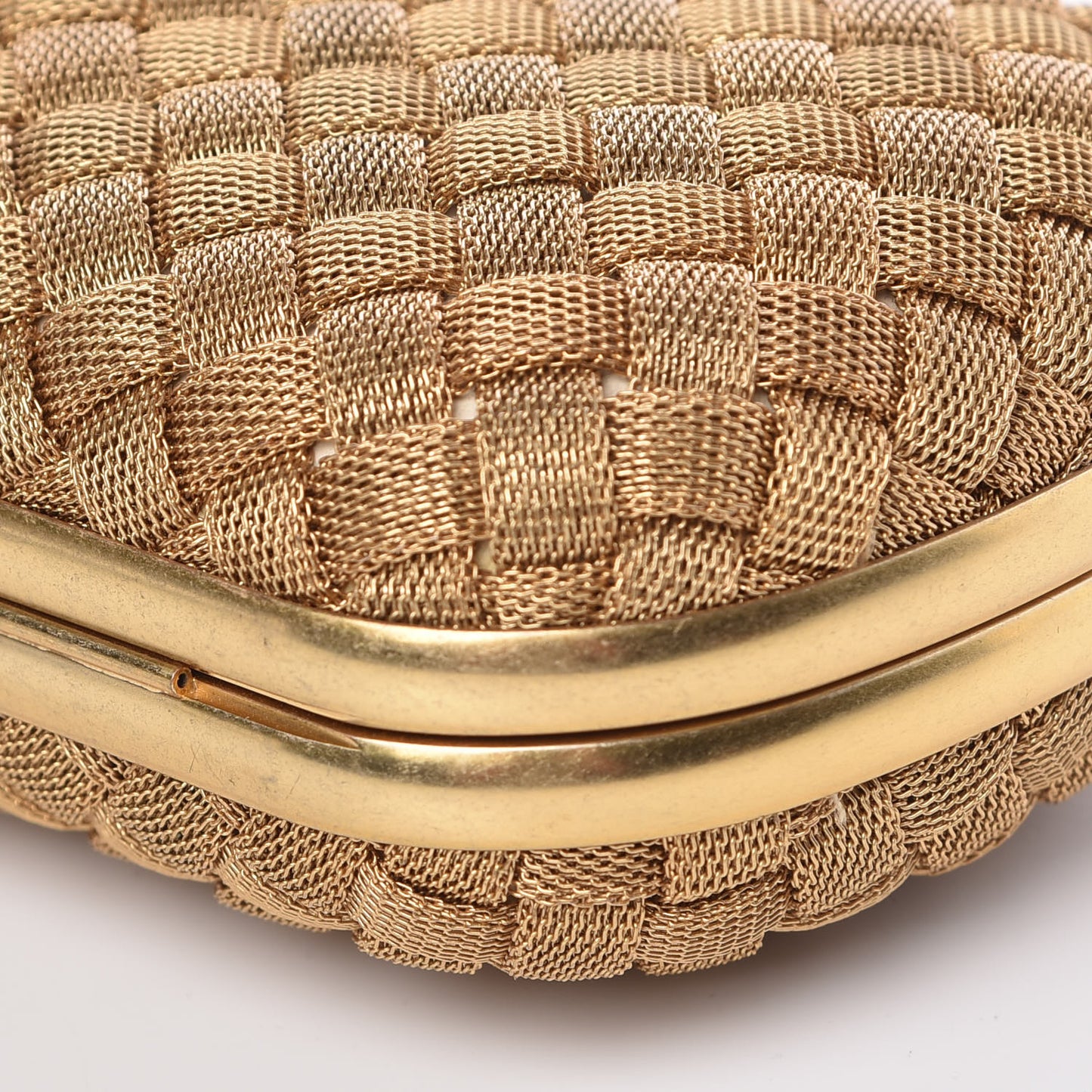 Intreccio Oro Bruciato Knot Clutch