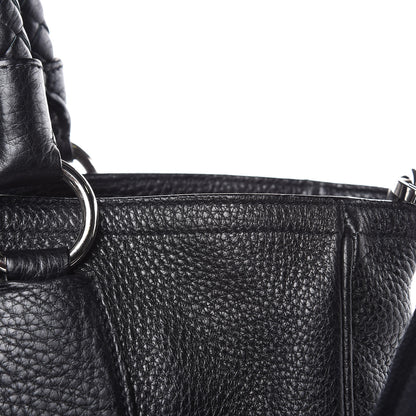 Prada Vitello Daino Braided Hobo Black 11 of 12