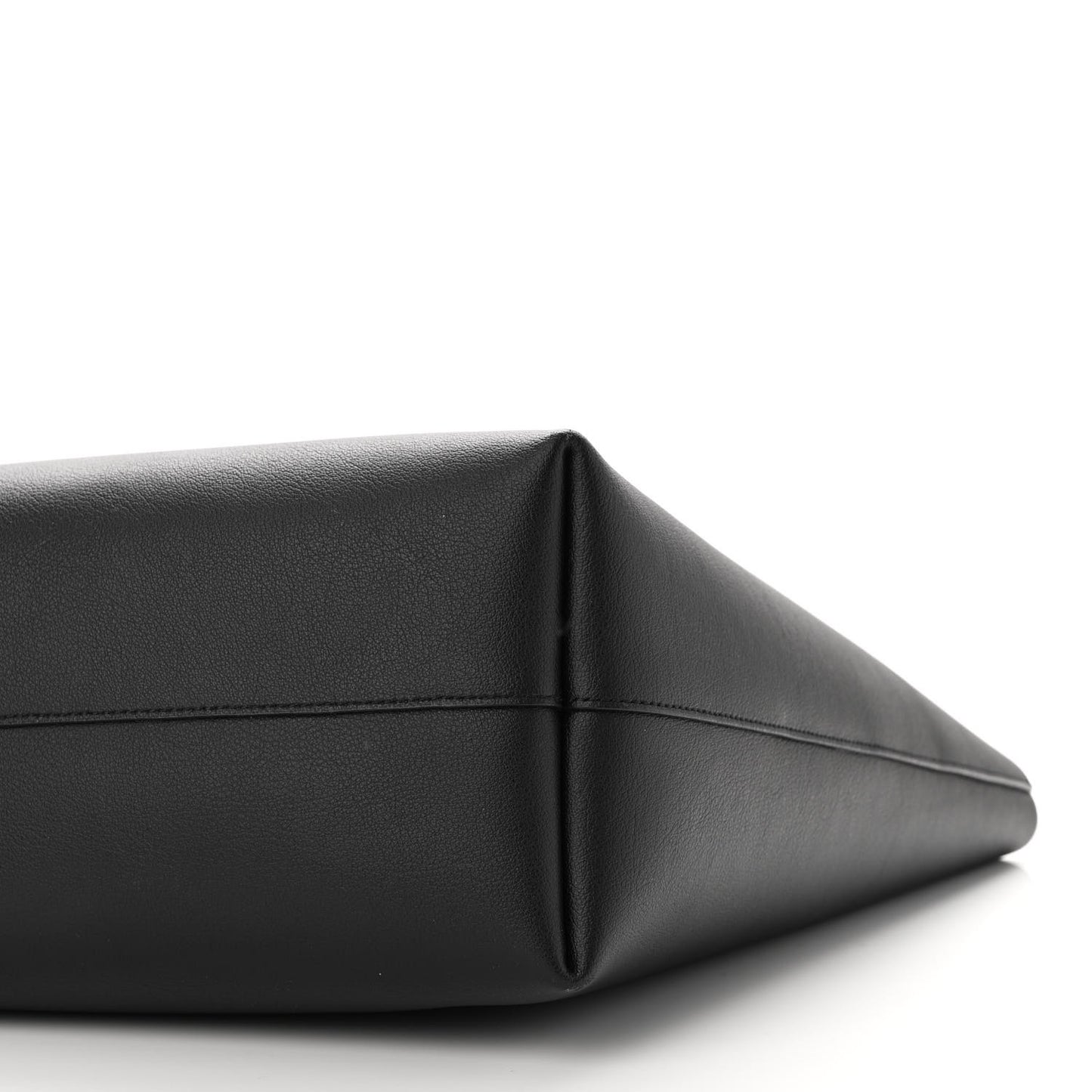Calfskin Large Shopping Tote Black
