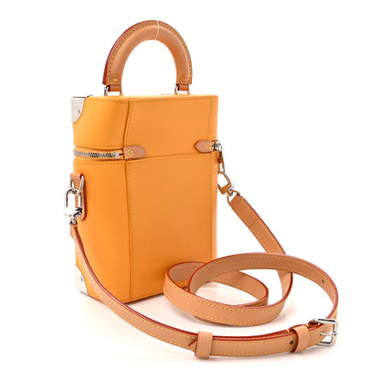 Louis Vuitton Calfskin N°7 Vertical Box Trunk Yellow 2 of 8