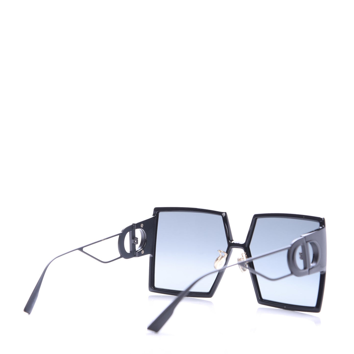 Square 30 Montaigne Sunglasses Black
