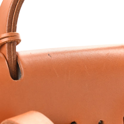 Hermes Toile Vache Calfskin Herbag 30 PM Backpack Natural 14 of 17