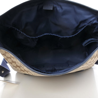 Gucci Monogram Convertible Diaper Bag Blue 5 of 9