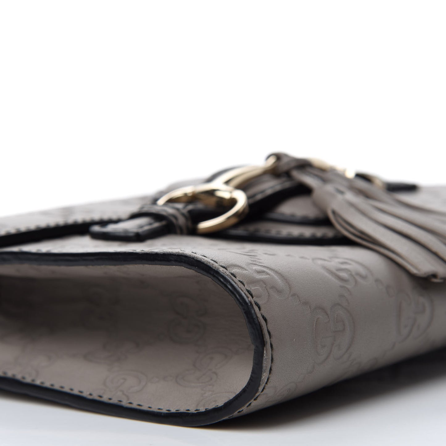 Guccissima Mini Emily Chain Shoulder Bag Storm Grey