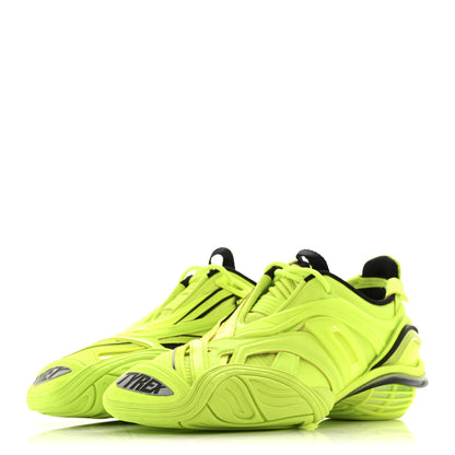 Balenciaga Rubber Mesh Womens Tyrex Sneakers Monocolor 41 Fluo Yellow 4 of 12