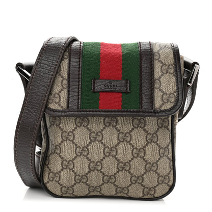 Gucci GG Plus Monogram Web Small Flap Messenger Bag 1 of 26