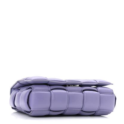 Bottega Veneta Lambskin Maxi Intreccio Padded Chain Cassette Crossbody Bag Lavender 4 of 10