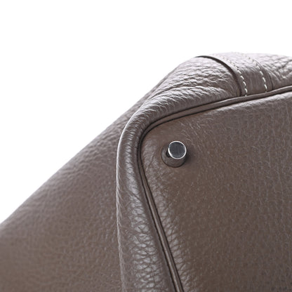 Hermes Taurillon Clemence Picotin Lock 18 PM Etoupe 10 of 13