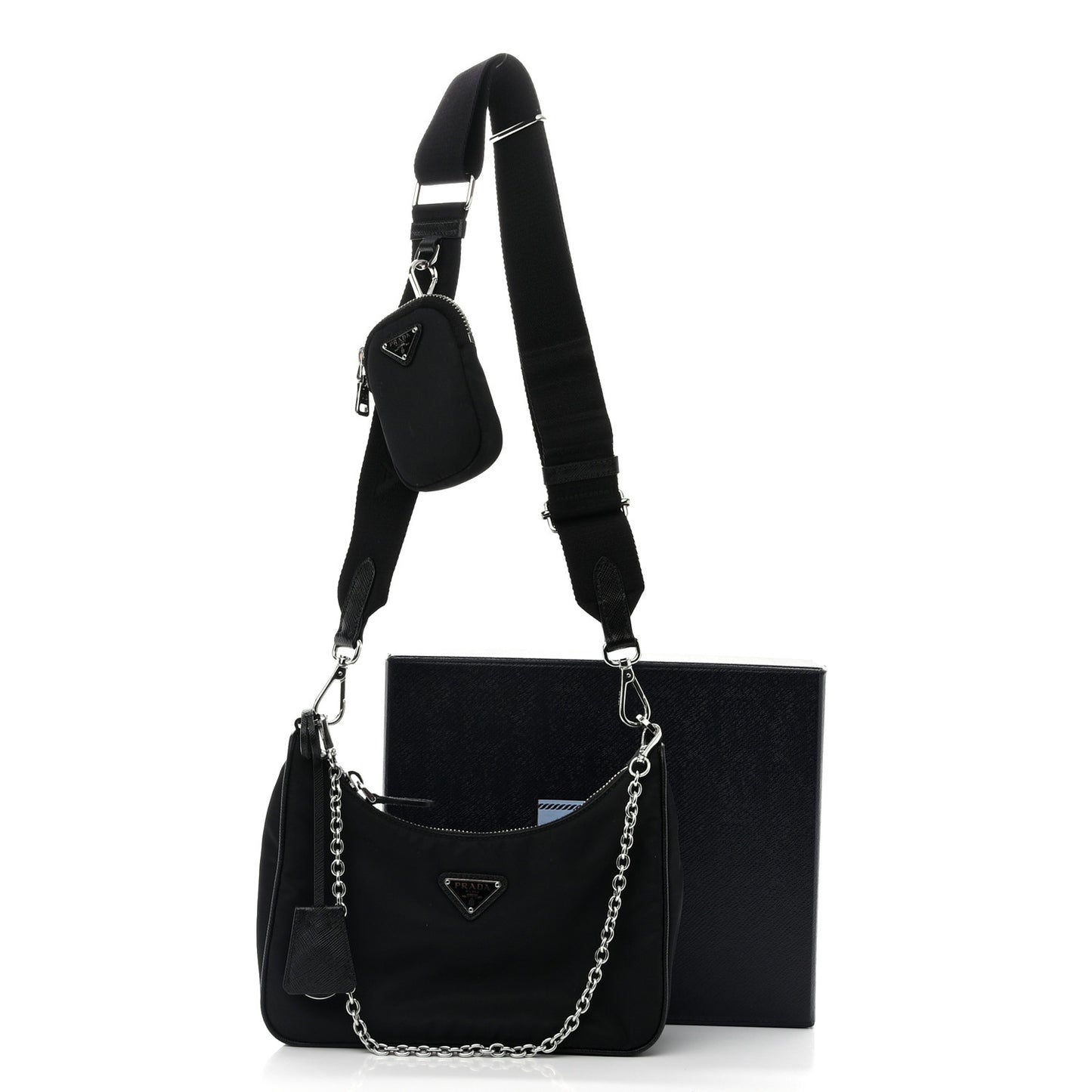 Nylon Re-Edition 2005 Shoulder Bag Black
