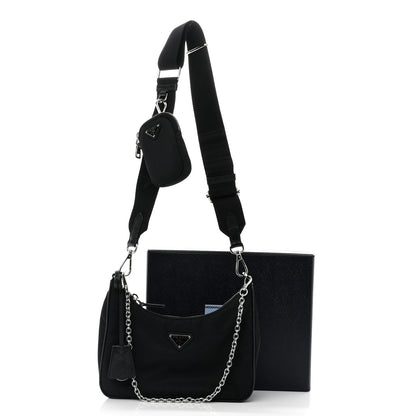 Prada Nylon Re-Edition 2005 Shoulder Bag Black 10 of 10