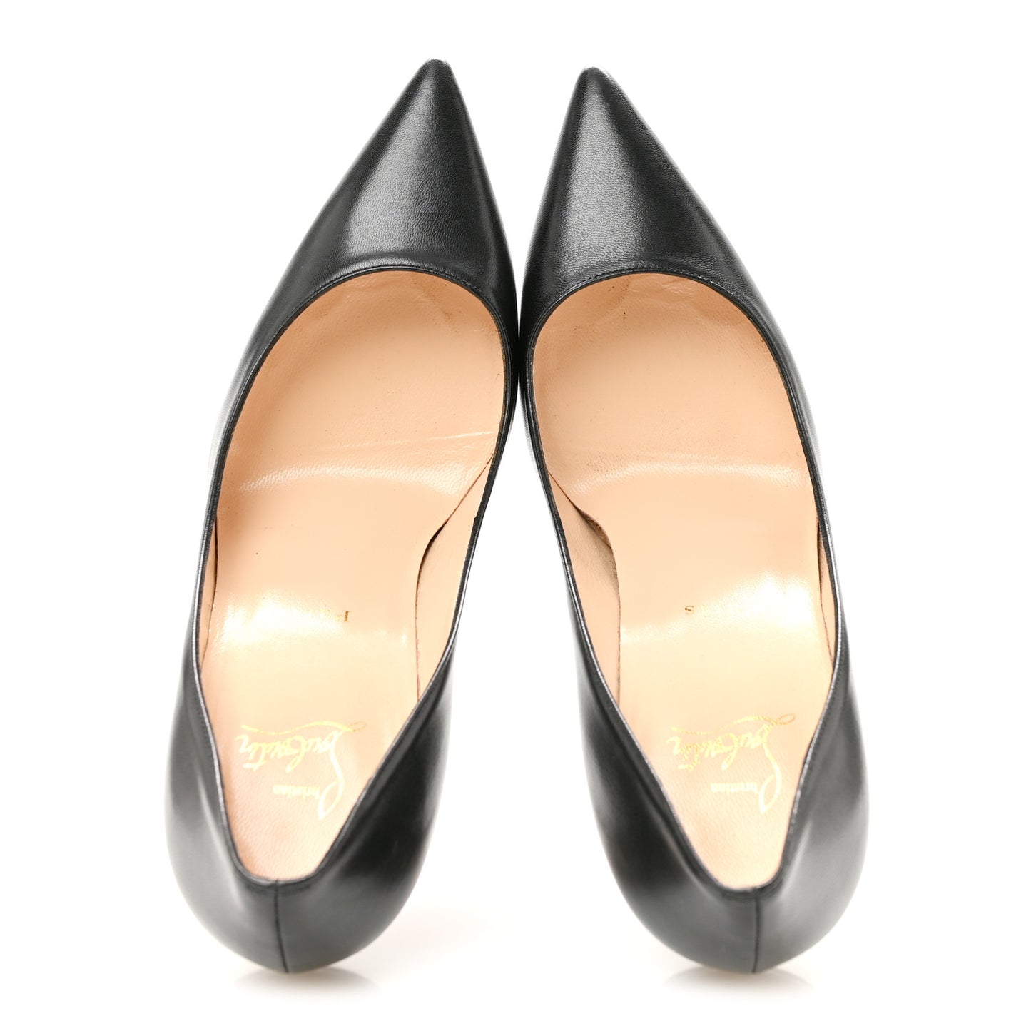Shiny Nappa Decollete 554 100 Pumps 40.5 Black