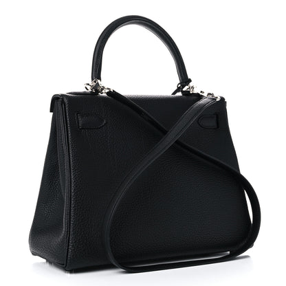 Hermes Togo Kelly Retourne 28 Black 3 of 36