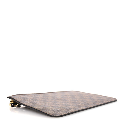 Louis Vuitton Damier Ebene Neverfull MM GM Pochette Rose Ballerine 4 of 10