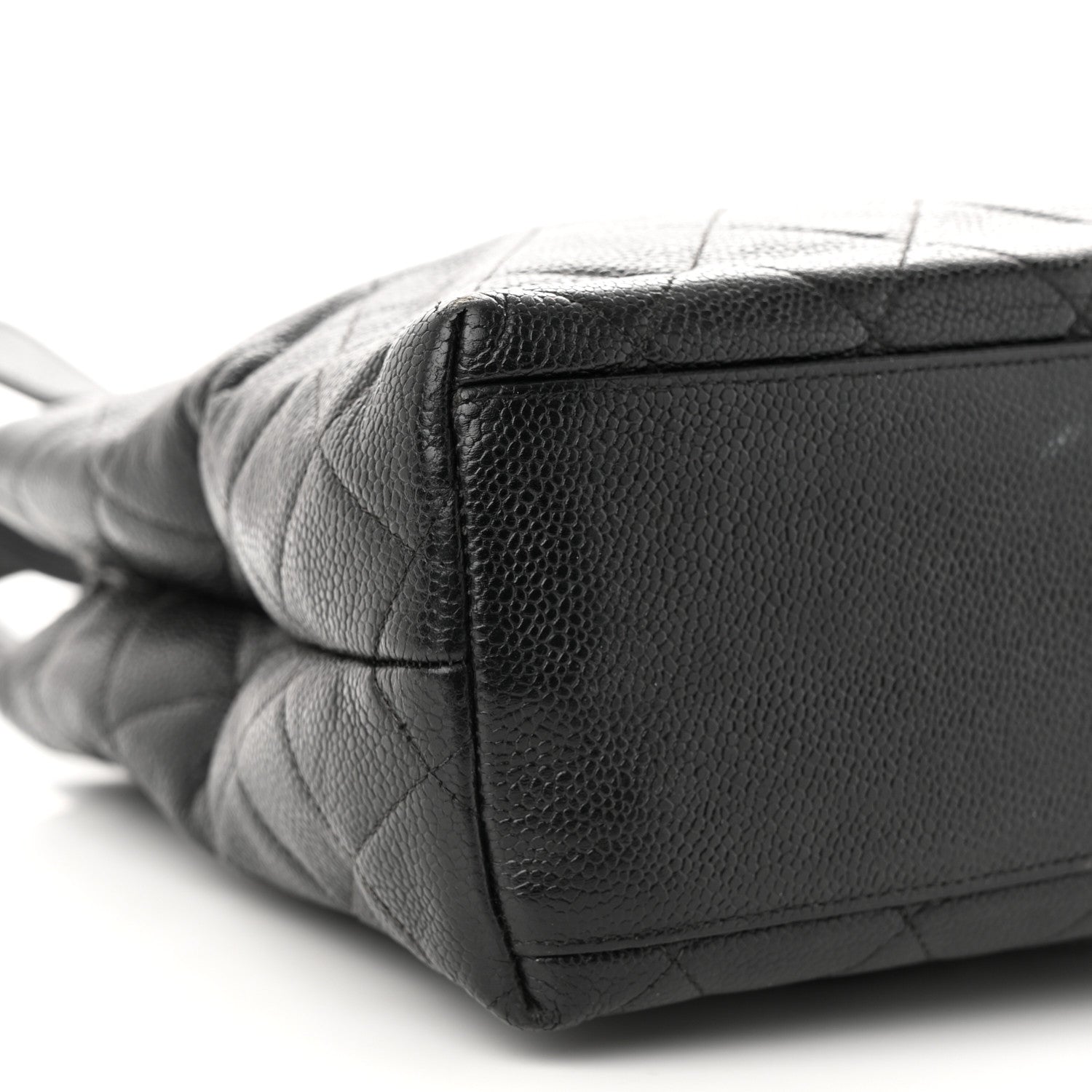 Chanel Caviar Quilted CC Shoulder Bag Black 10 of 15