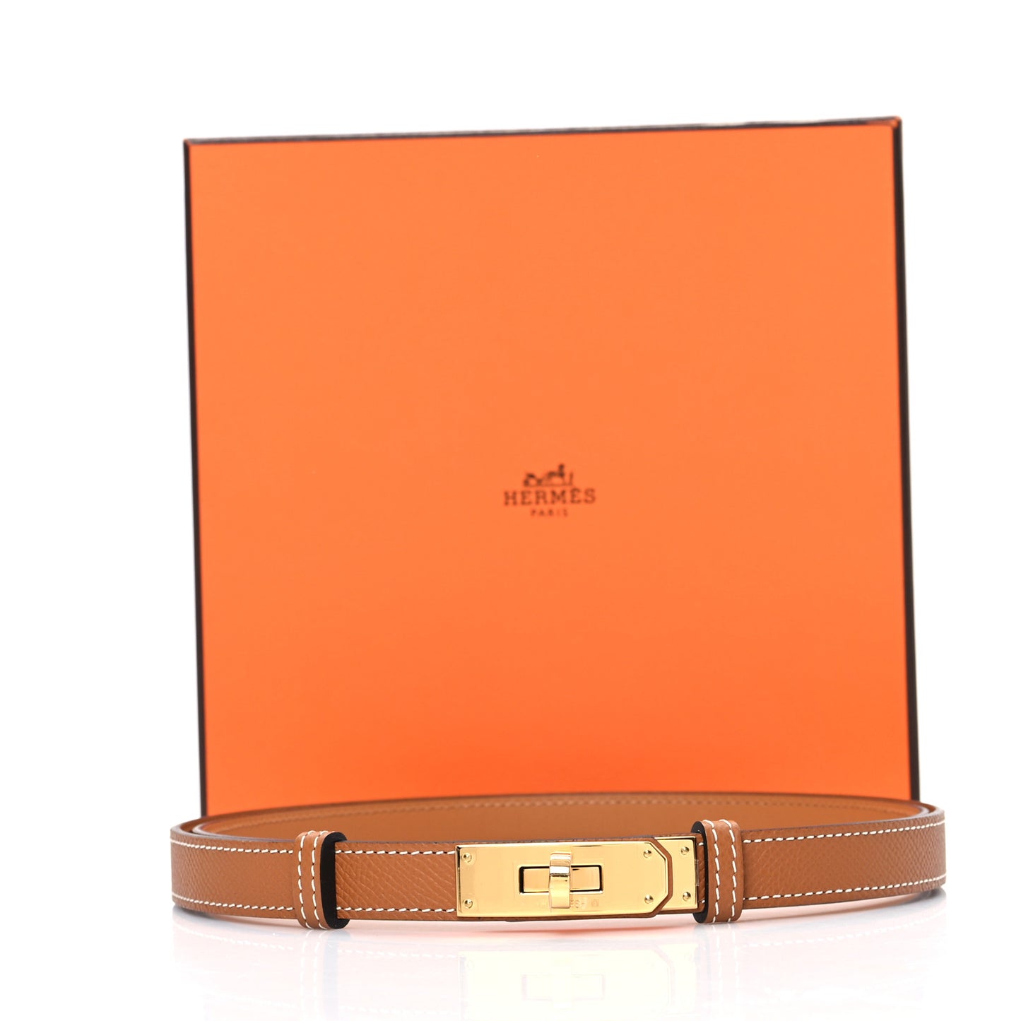 Epsom Kelly Belt Gold