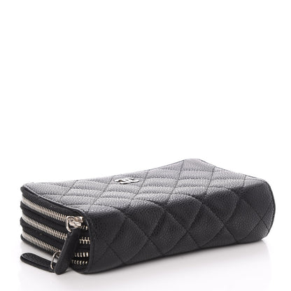 Chanel Caviar Quilted Zip Around Phone Holder Black 4 of 7