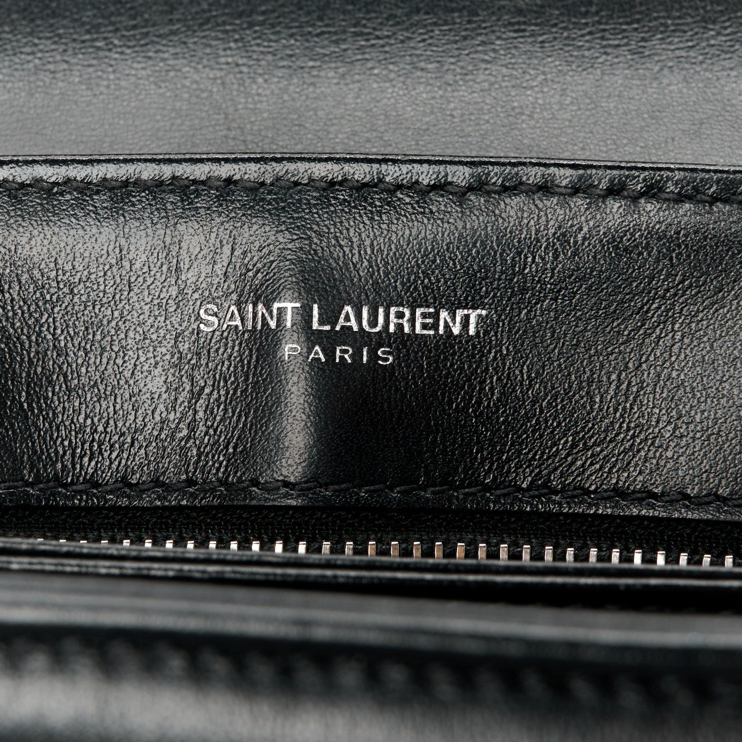 Saint Laurent Calfskin Y Quilted Monogram Toy Loulou Crossbody Bag Black 6 of 12