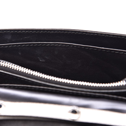 Prada Saffiano Lux Flap Wallet With Strap Talco 13 of 13