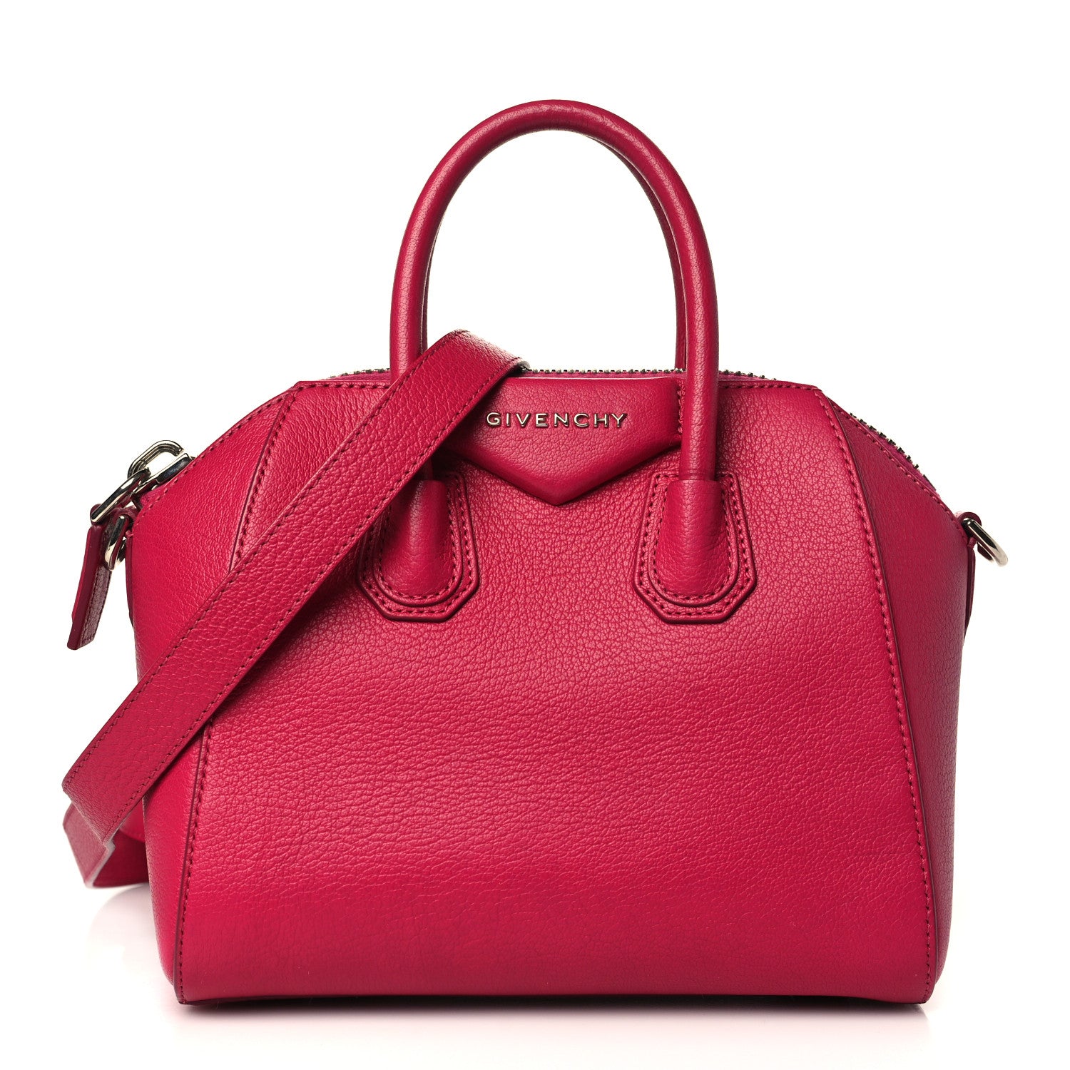 Givenchy Sugar Goatskin Mini Antigona Fushia 1 of 8