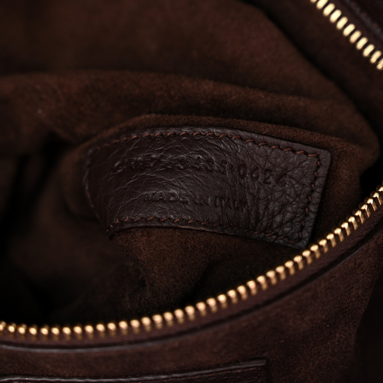 Saint Laurent Grained Deerskin Bea Tote Marron Fonce 7 of 10