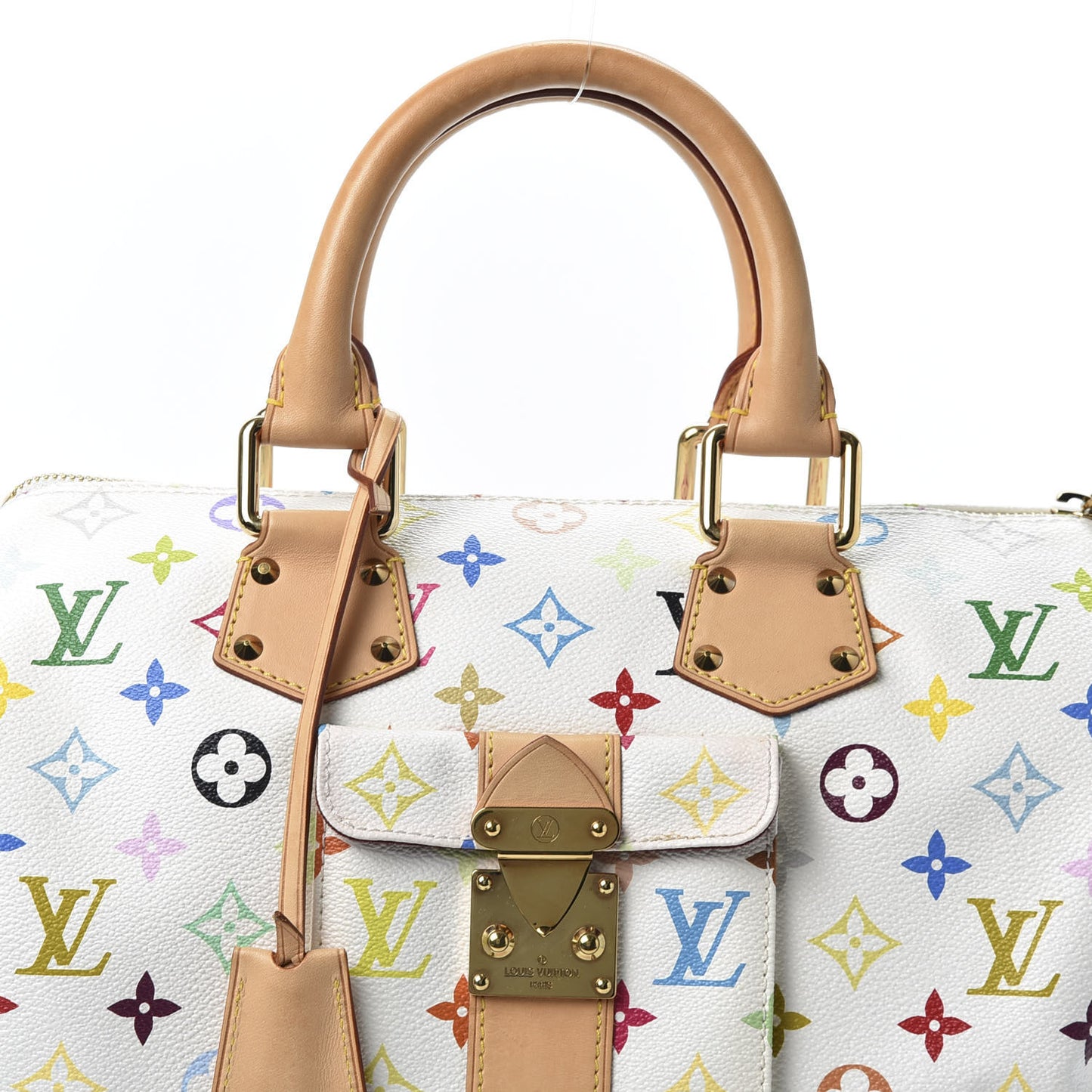 Monogram Multicolor Speedy 30 White