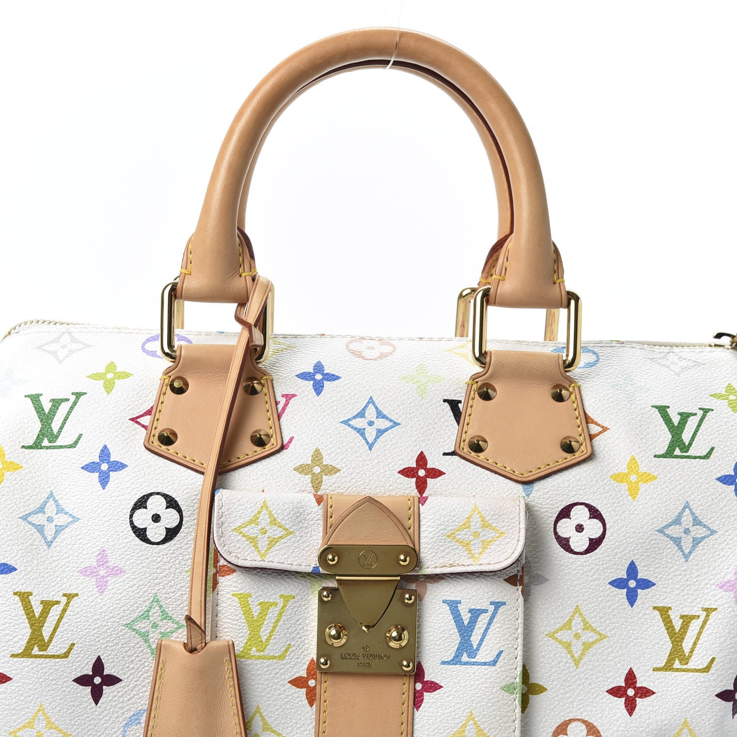Louis Vuitton Monogram Multicolor Speedy 30 White 8 of 8