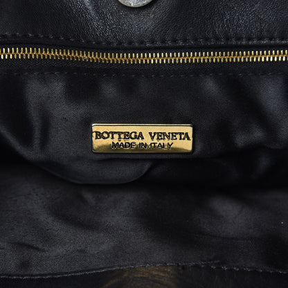 Bottega Veneta Nappa Intrecciato Drawstring Bucket Bag Black 6 of 11
