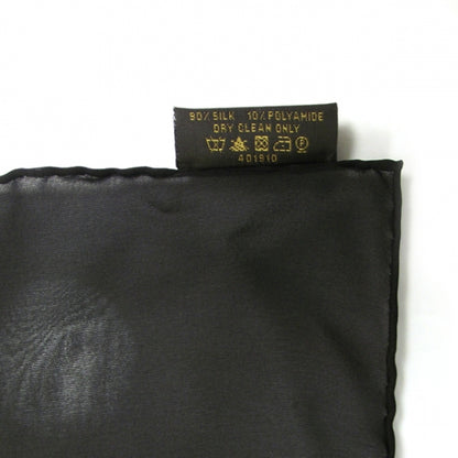 Louis Vuitton Monogram Silk Glitter Stole Noir 6 of 7