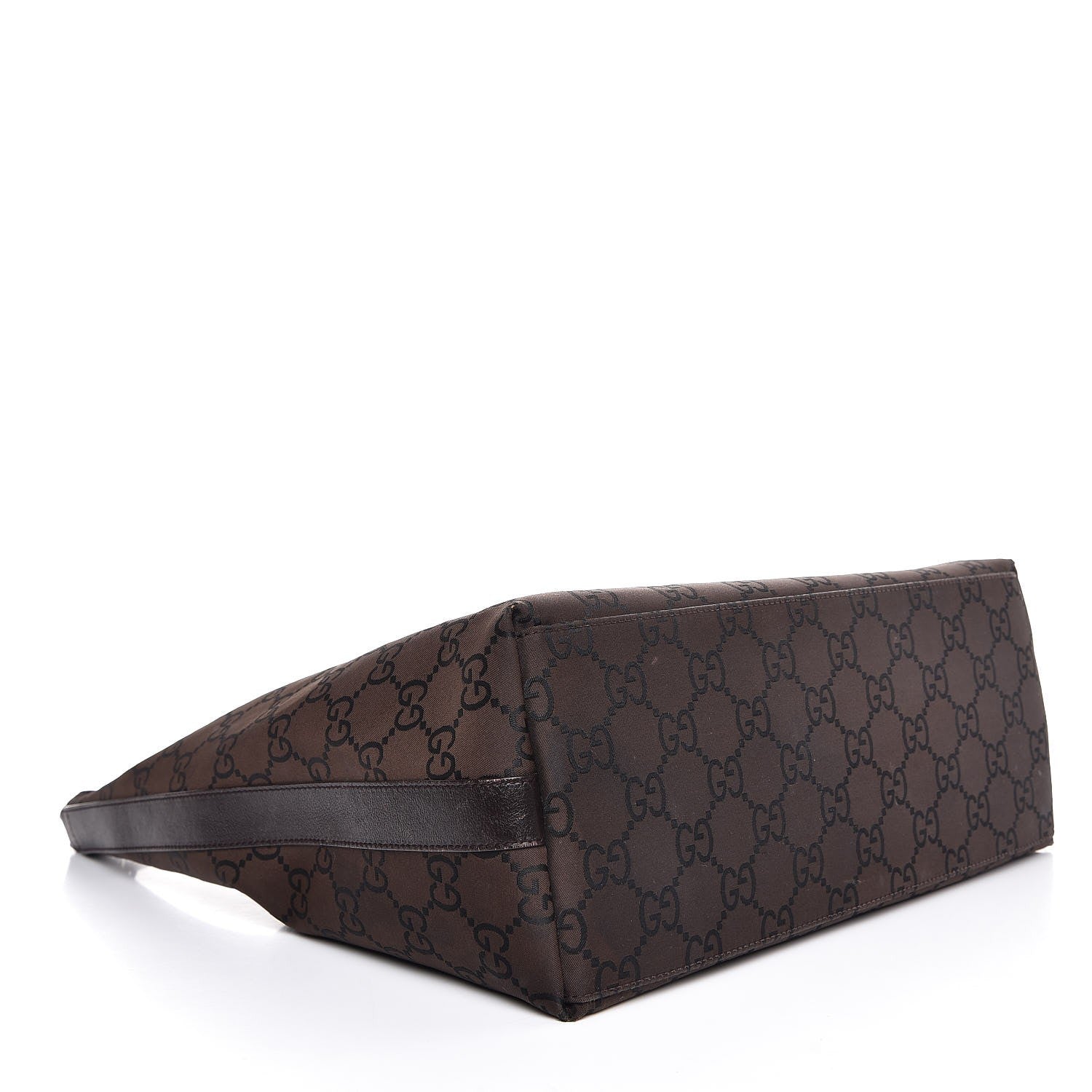 Gucci Nylon Monogram Hobo Dark Brown 4 of 7