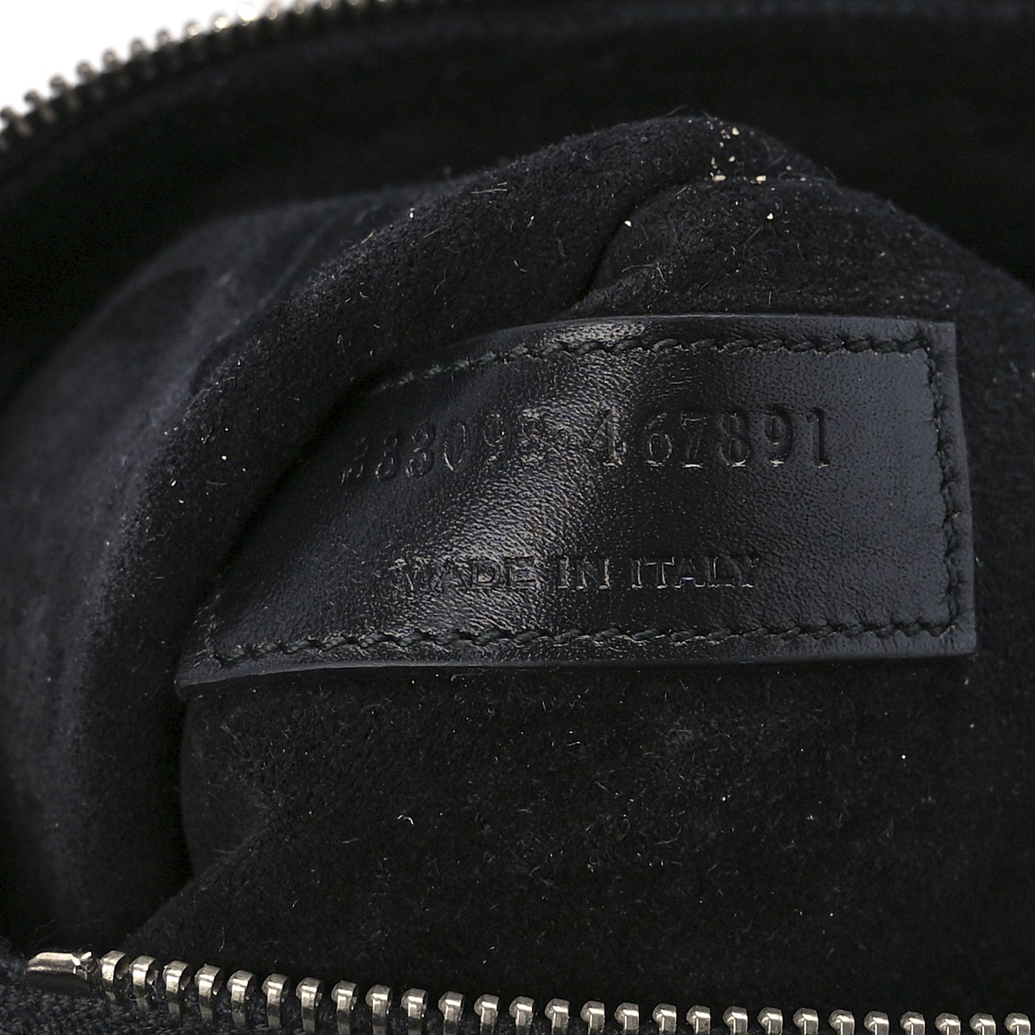 Saint Laurent Calfskin Suede Studded Reversible East West Shopping Tote Black 8 of 13
