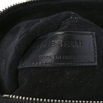 Saint Laurent Calfskin Suede Studded Reversible East West Shopping Tote Black 8 of 13