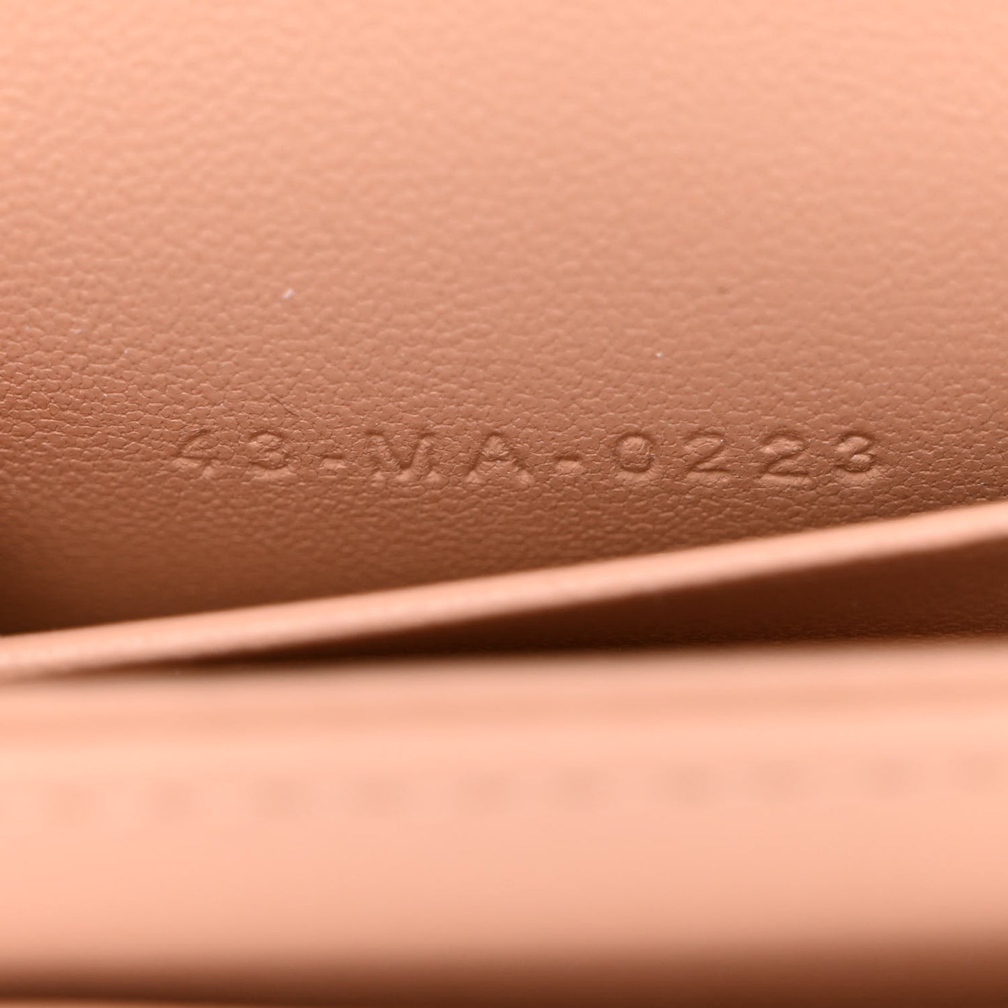Lambskin Lady Dior Top Handle Clutch Caramel Beige