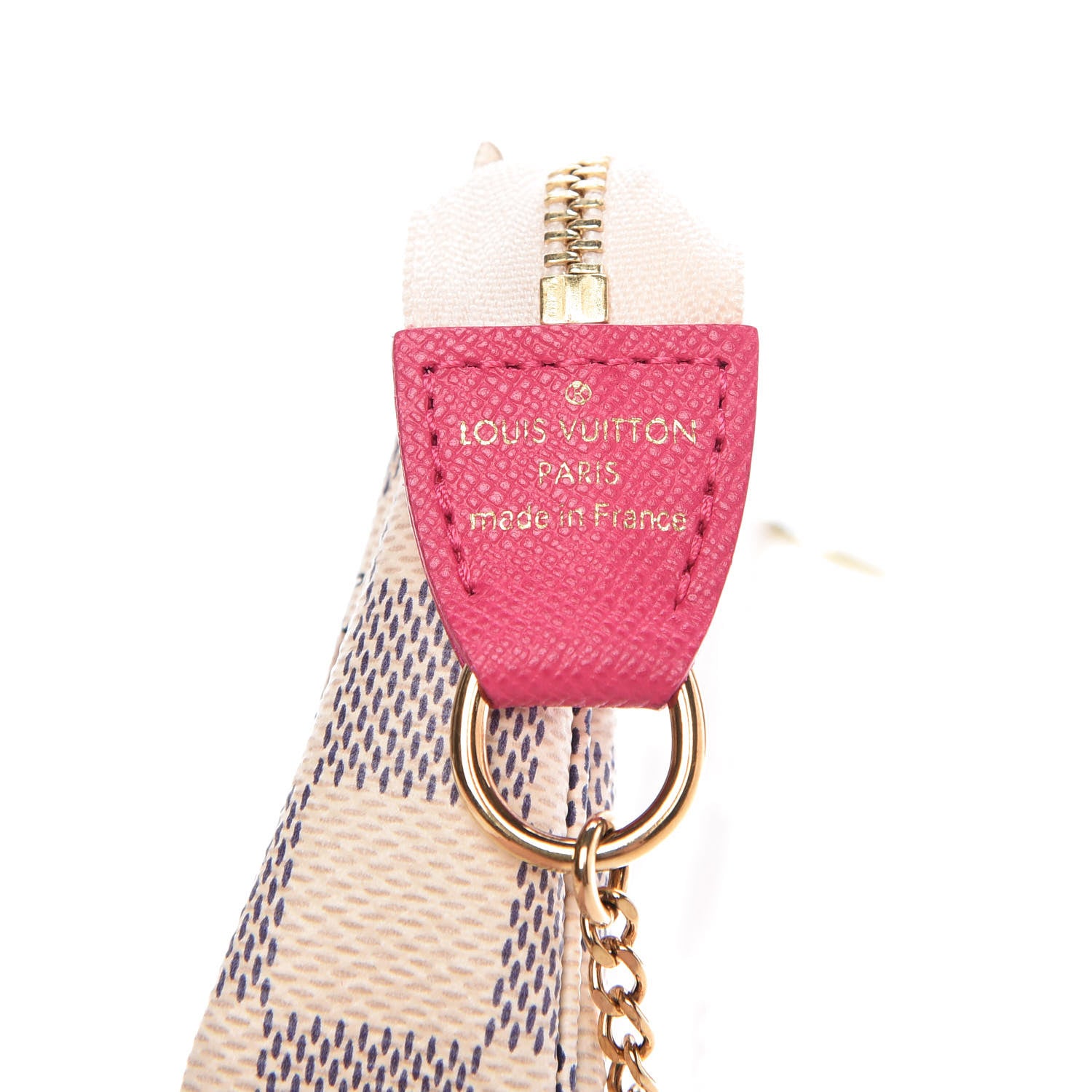 Louis Vuitton Damier Azur 2015 Christmas Animation Mini Pochette Accessories 8 of 10