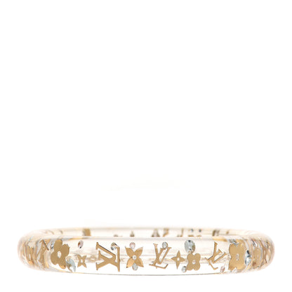 Louis Vuitton Resin Swarovski Medium Inclusion Bracelet PM Transparent 1 of 4