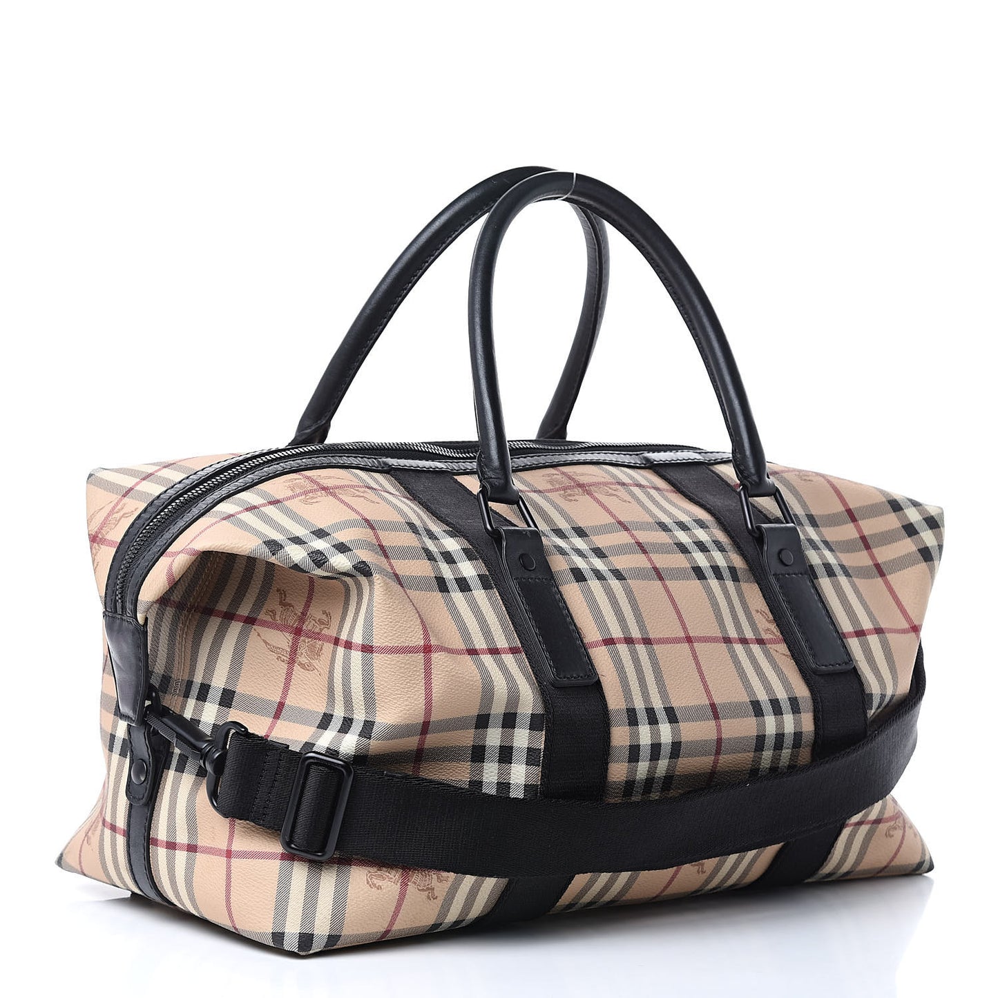 Haymarket Check Duffle Bag Black