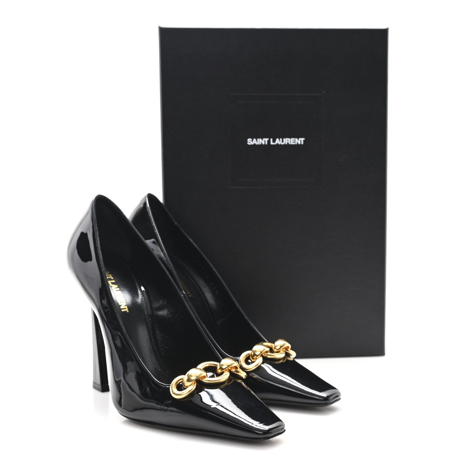 Saint Laurent Patent Silvana 110mm Pumps 37.5 Black 10 of 10