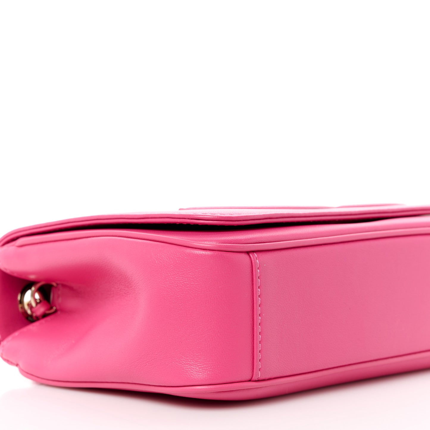 Lambskin CC Mania Flap Bag Pink