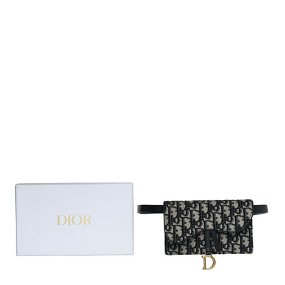Christian Dior Oblique Saddle Belt Bag Blue 12 of 12