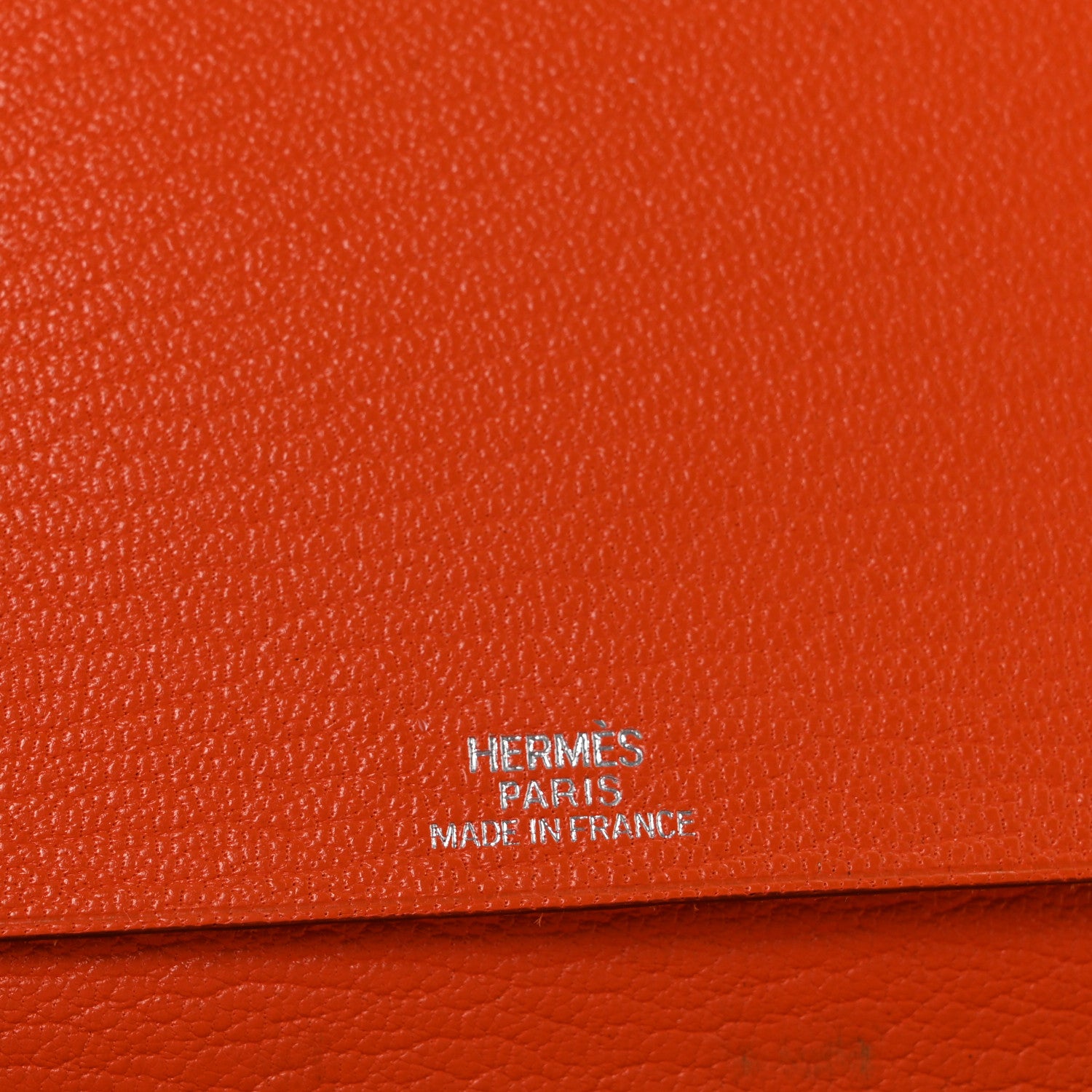 Hermes Chevre Mysore Bi-Color Globe Trotter Agenda Cover PM Gold Orange 6 of 10
