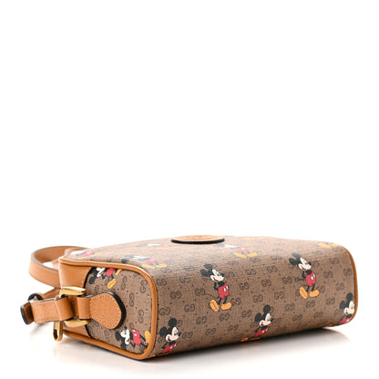 Gucci X DISNEY Mini Vintage GG Supreme Monogram Mickey Mouse Shoulder Bag Beige Vintage Sun Oil 4 of 9